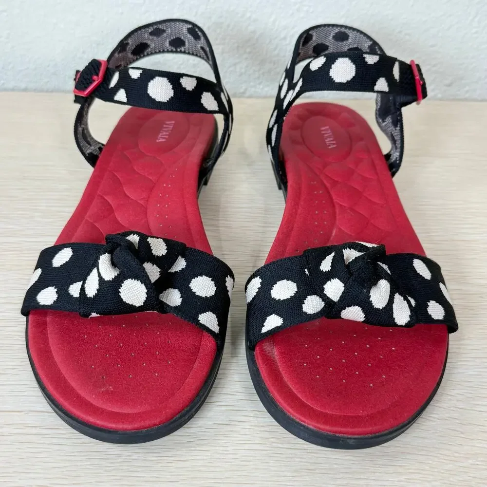 Vivaia Paloma Polka Dot Arch Pro AdaptAll Adjustable Strap Sandals 41.5 Women 10